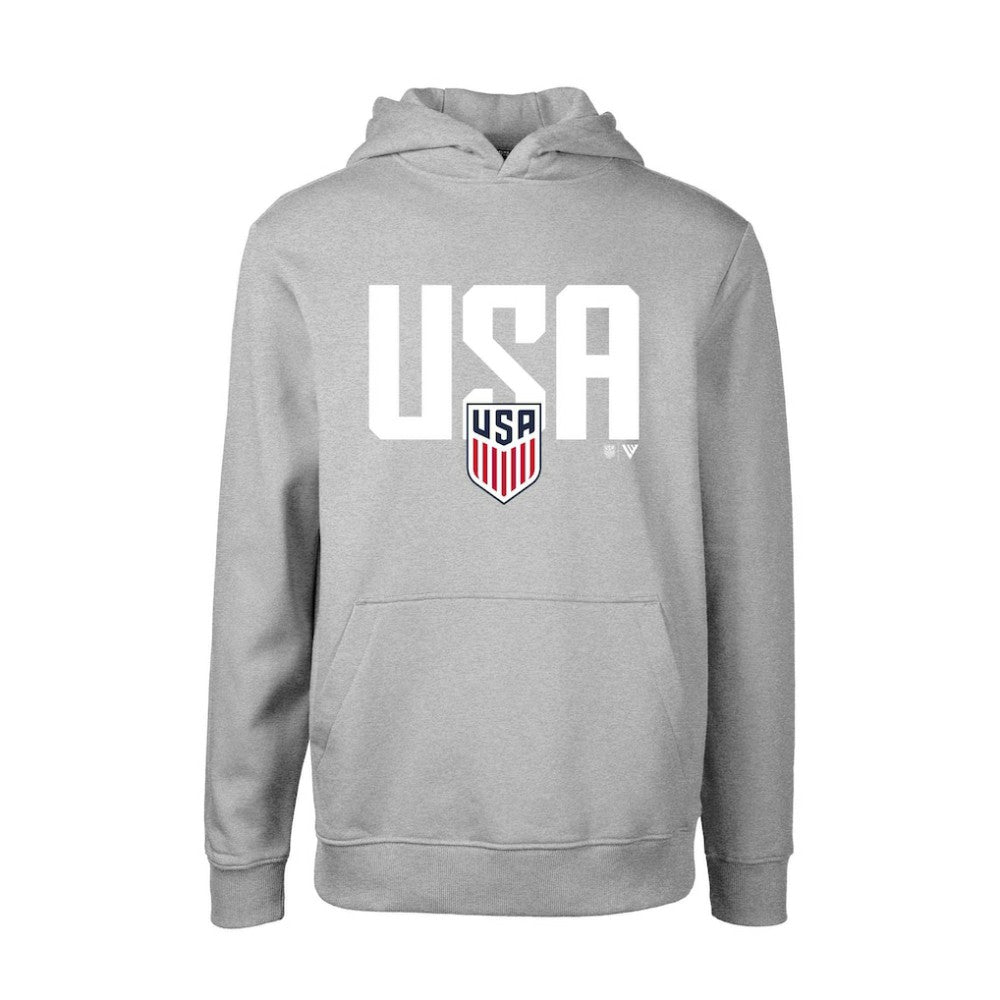 USMNT Levelwear Youth Podium Mascot Pullover Hoodie - Gray