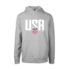 USMNT Levelwear Youth Podium Mascot Pullover Hoodie - Gray