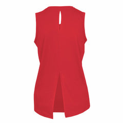 USMNT Levelwear Women's Paisley Chase V-Neck Tank Top - Red