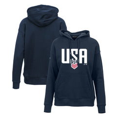 USMNT Levelwear Women's Podium Mascot Pullover Hoodie - Navy