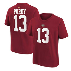 Brock Purdy San Francisco 49ers Preschool Player Name & Number T-Shirt Scarlet - Nike