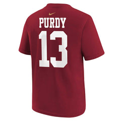 Brock Purdy San Francisco 49ers Preschool Player Name & Number T-Shirt Scarlet - Nike