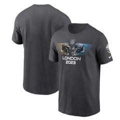 Baltimore Ravens vs. Tennessee Titans 2023 London Game Essential T-Shirt Anthracite - Nike