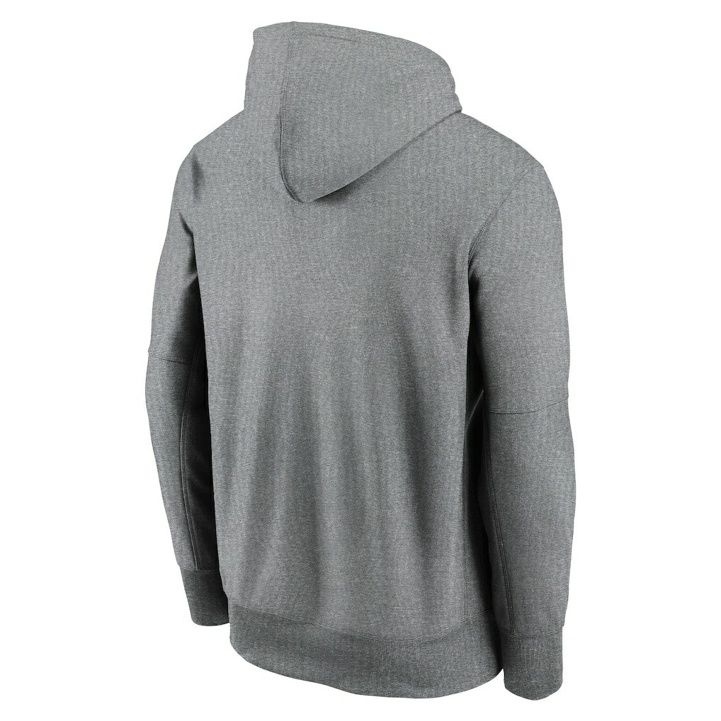 New England Patriots vs. Indianapolis Colts 2023 Frankfurt Game Pullover Hoodie Heather Charcoal - Nike