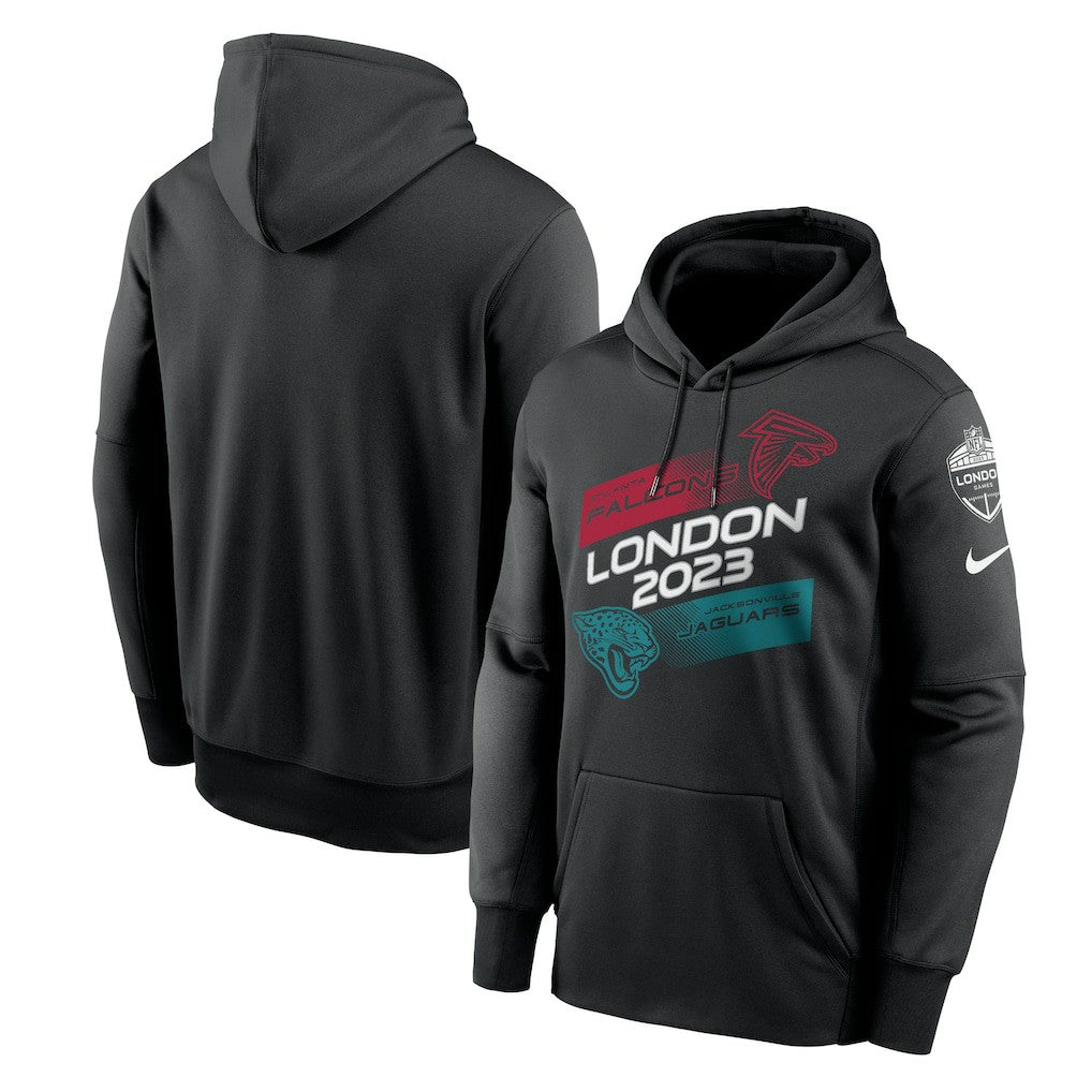 Atlanta Falcons vs. Jacksonville Jaguars 2023 London Game Pullover Hoodie Black - Nike