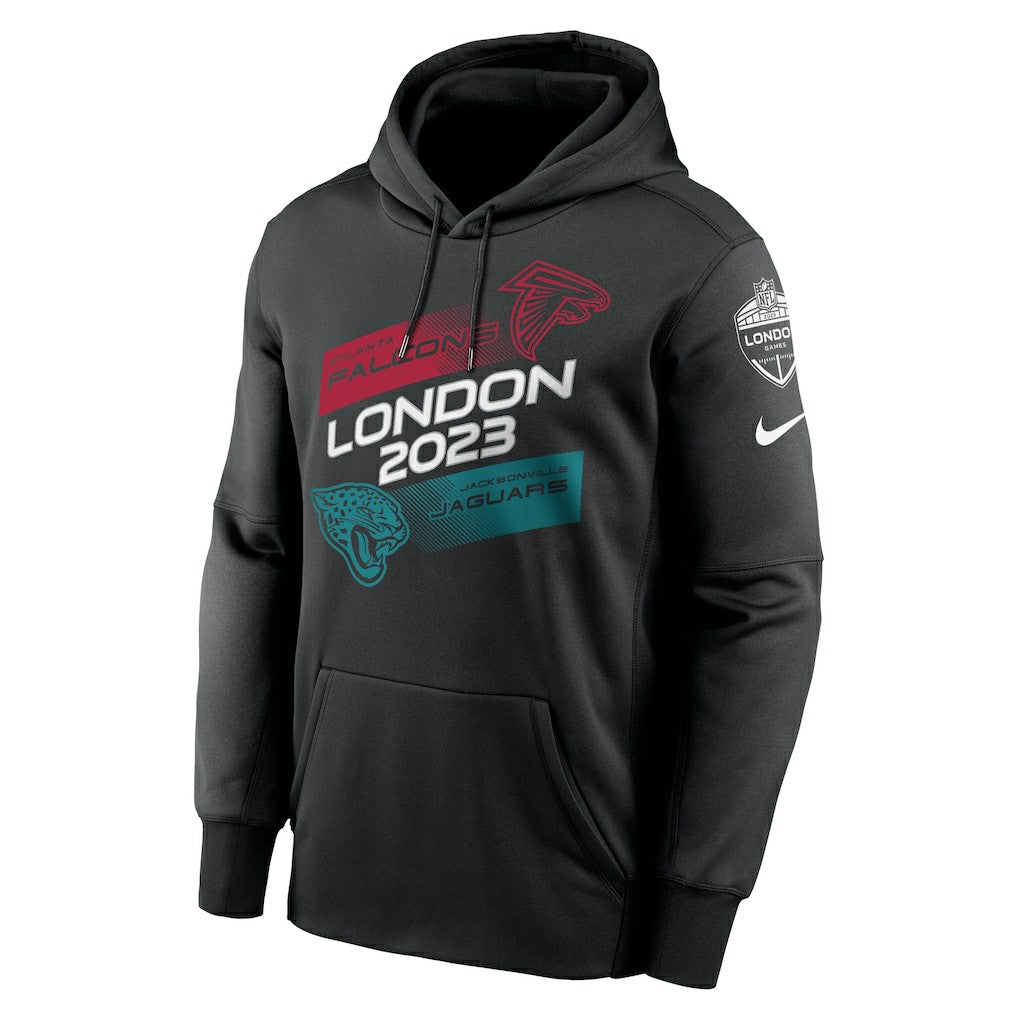 Atlanta Falcons vs. Jacksonville Jaguars 2023 London Game Pullover Hoodie Black - Nike