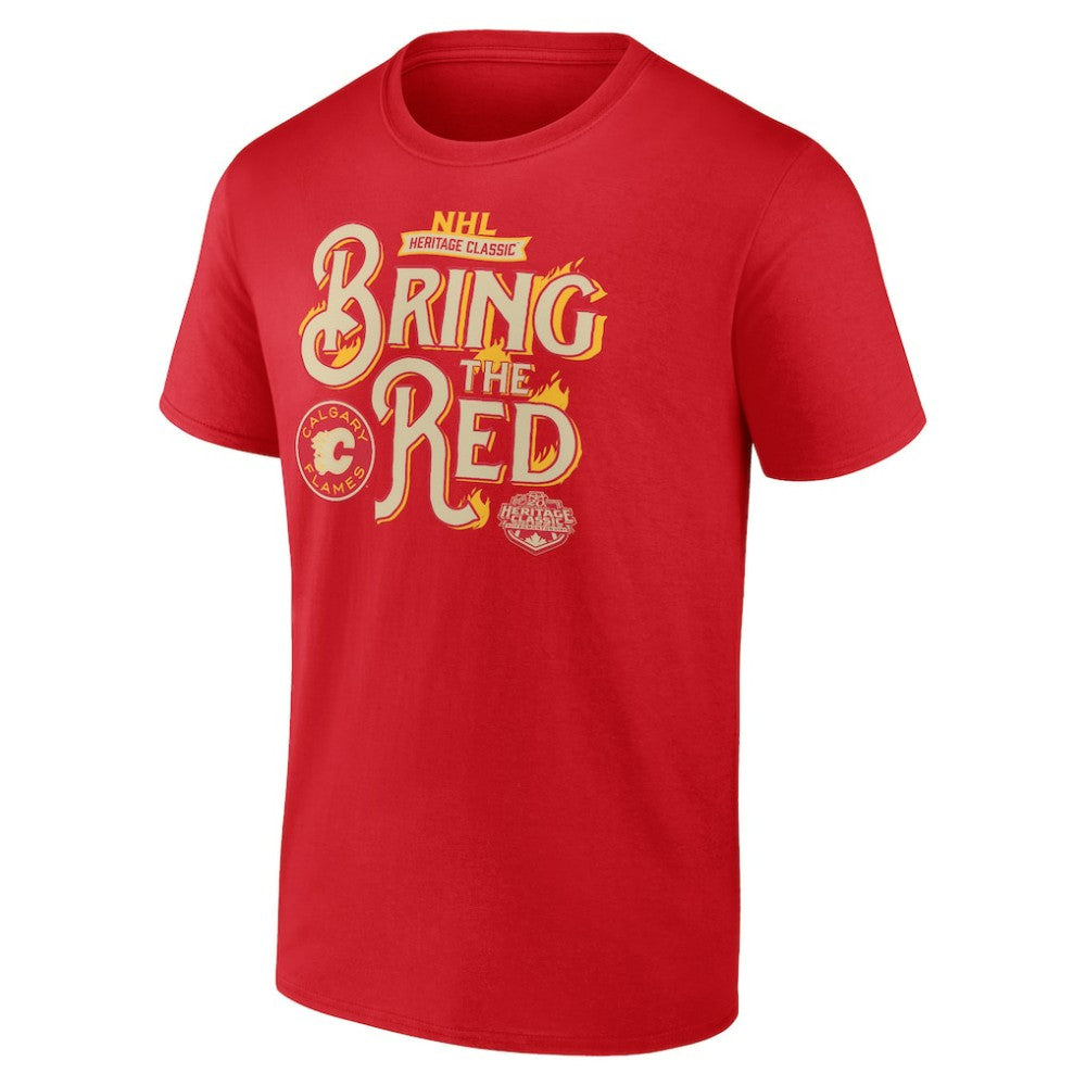 Calgary Flames - Fanatics 2023 NHL Heritage Classic Local T-Shirt – Red