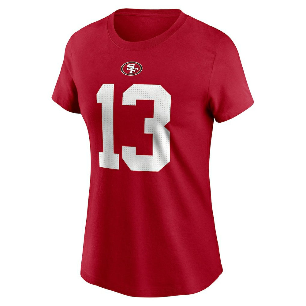 Brock Purdy San Francisco 49ers Women's Player Name & Number T-Shirt Scarlet - Nike