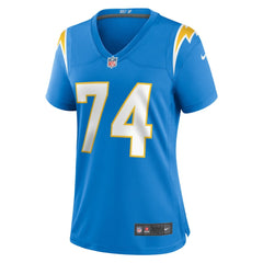 Matt Kaskey Los Angeles Chargers Women's Team Game Jersey Powder Blue - Nike