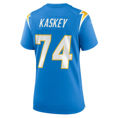 Matt Kaskey Los Angeles Chargers Women's Team Game Jersey Powder Blue - Nike