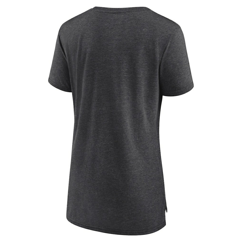 Jacksonville Jaguars Women's Our Pastime Tri-Blend T-Shirt Heather Charcoal - Fanatics