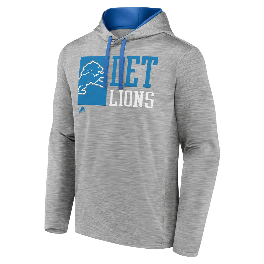 Detroit Lions Never Quit Hoodie Heather Gray - Fanatics