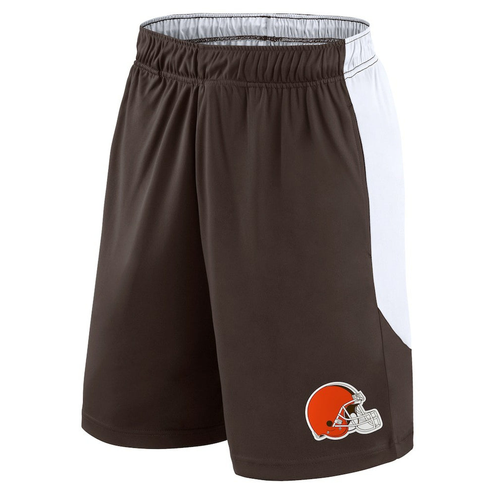 Cleveland Browns Go Hard Shorts Brown/White - Fanatics
