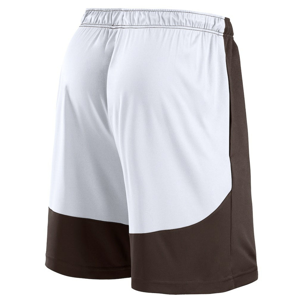 Cleveland Browns Go Hard Shorts Brown/White - Fanatics