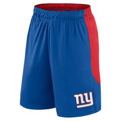 New York Giants Go Hard Shorts Royal/Red - Fanatics