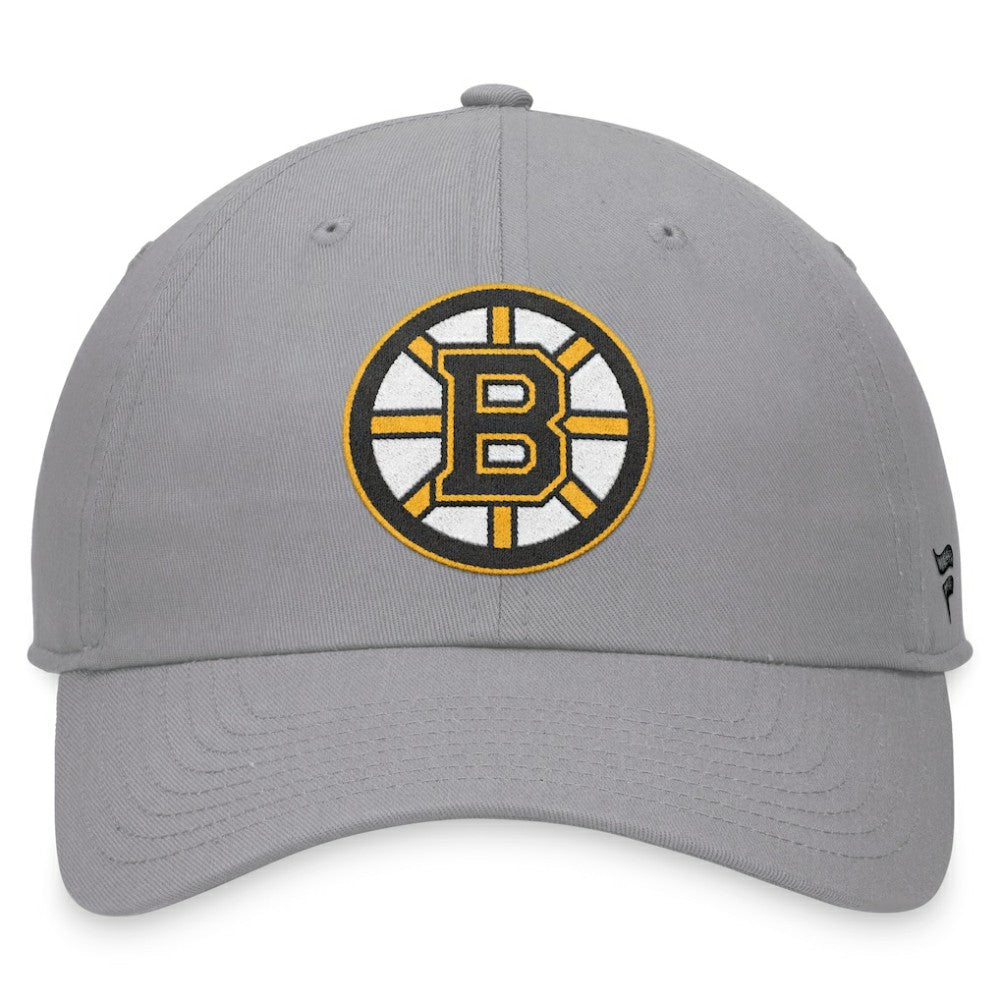 Boston Bruins Fanatics Extra Time Adjustable Hat Gray