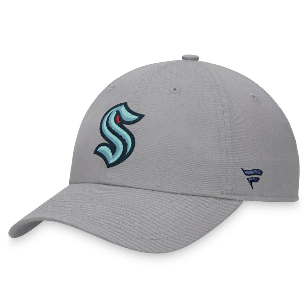 Seattle Kraken Fanatics Extra Time Adjustable Hat Gray