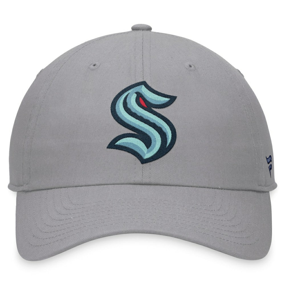 Seattle Kraken Fanatics Extra Time Adjustable Hat Gray