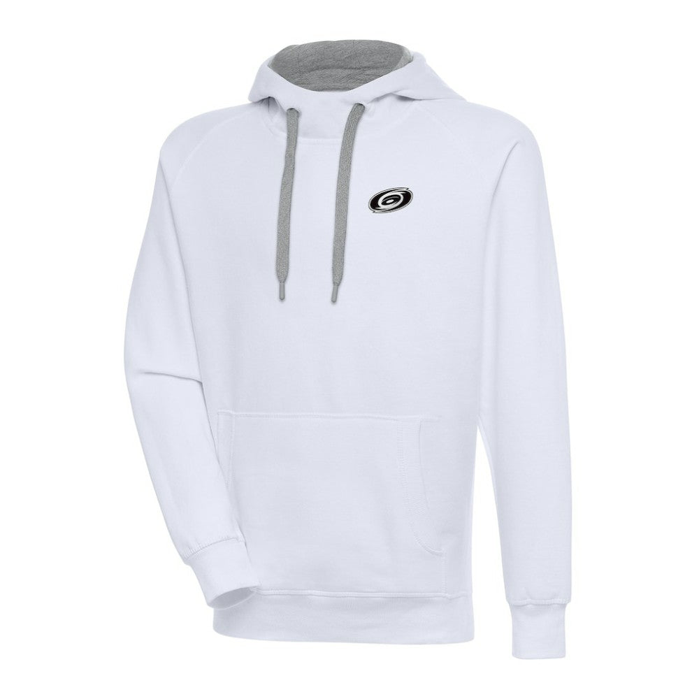 Carolina Hurricanes - Antigua Metallic Logo Victory Pullover Hoodie White