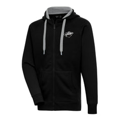 Minnesota Wild - Antigua Metallic Logo Victory Full-Zip Hoodie Black