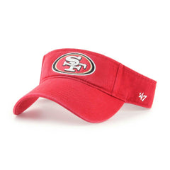 San Francisco 49ers '47 Clean Up Visor Scarlet - 47 brand