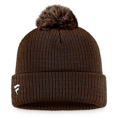 Cleveland Browns Women's Cuffed Knit Hat with Pom Brown - Fanatics