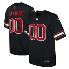 Arizona Cardinals Youth Alternate Custom Game Jersey Black - Nike