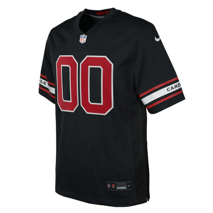 Arizona Cardinals Youth Alternate Custom Game Jersey - Black | NFL Jerseys