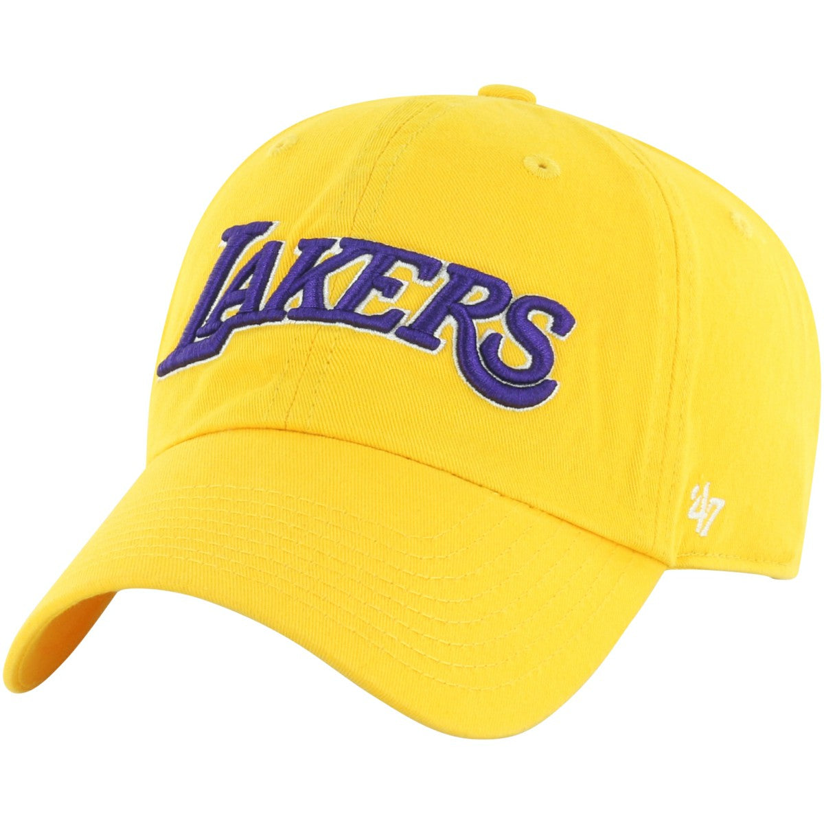47 brand - Los Angeles Lakers '47 Core Wordmark Clean Up Adjustable Hat - Gold