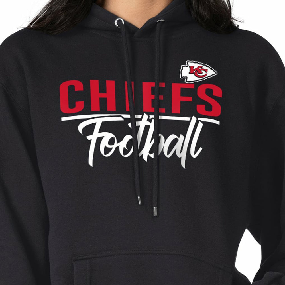 Kansas City Chiefs G-III 4Her by Carl Banks Women's Graphic Fleece Pullover Hoodie Black - NFL