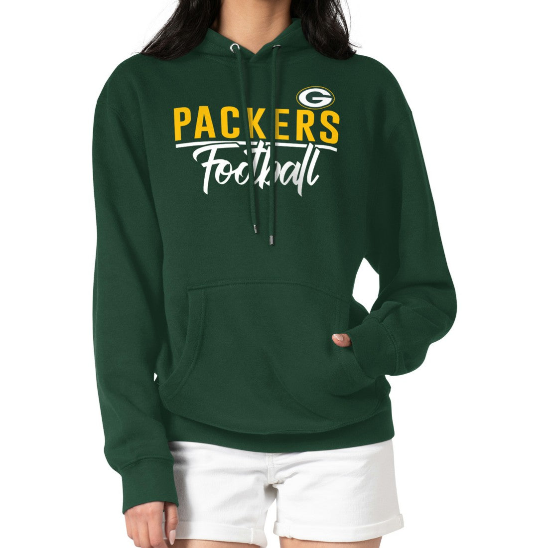 Green Bay Packers G-III 4Her by Carl Banks Women's Graphic Fleece Pullover Hoodie Green - NFL