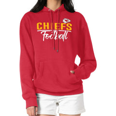 Kansas City Chiefs G-III 4Her by Carl Banks Women's Graphic Fleece Pullover Hoodie Red - NFL
