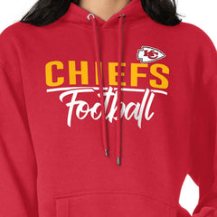 Kansas City Chiefs G-III 4Her by Carl Banks Women's Graphic Fleece Pullover Hoodie Red - NFL