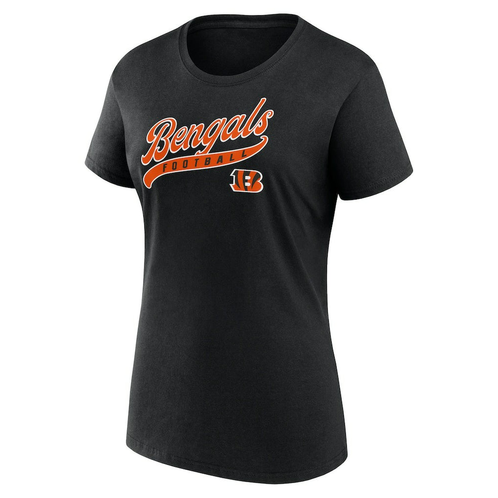 Cincinnati Bengals Women's Start to Finish T-Shirt & Shorts Combo Pack Black - Fanatics