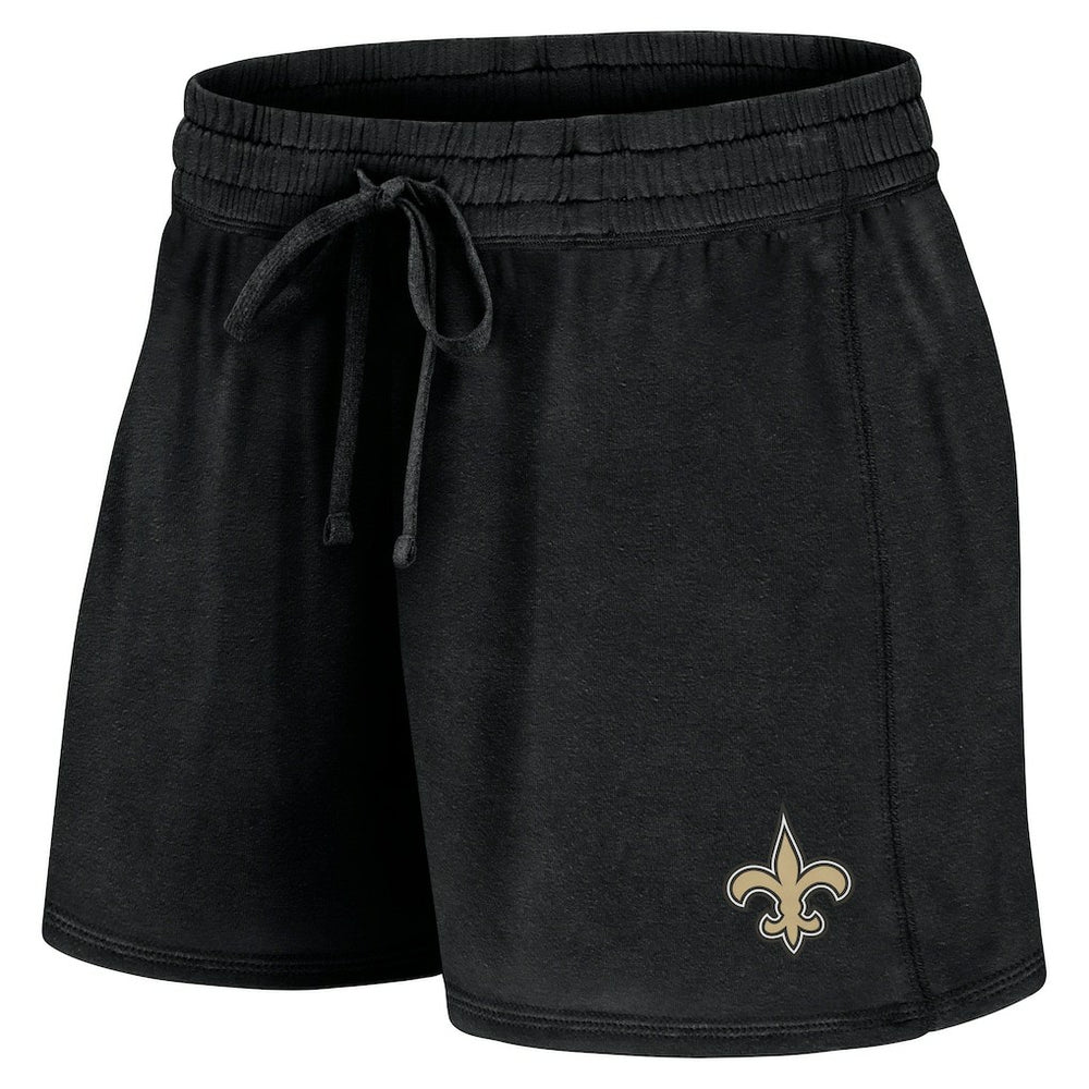 New Orleans Saints Women's Start to Finish T-Shirt & Shorts Combo Pack Black - Fanatics