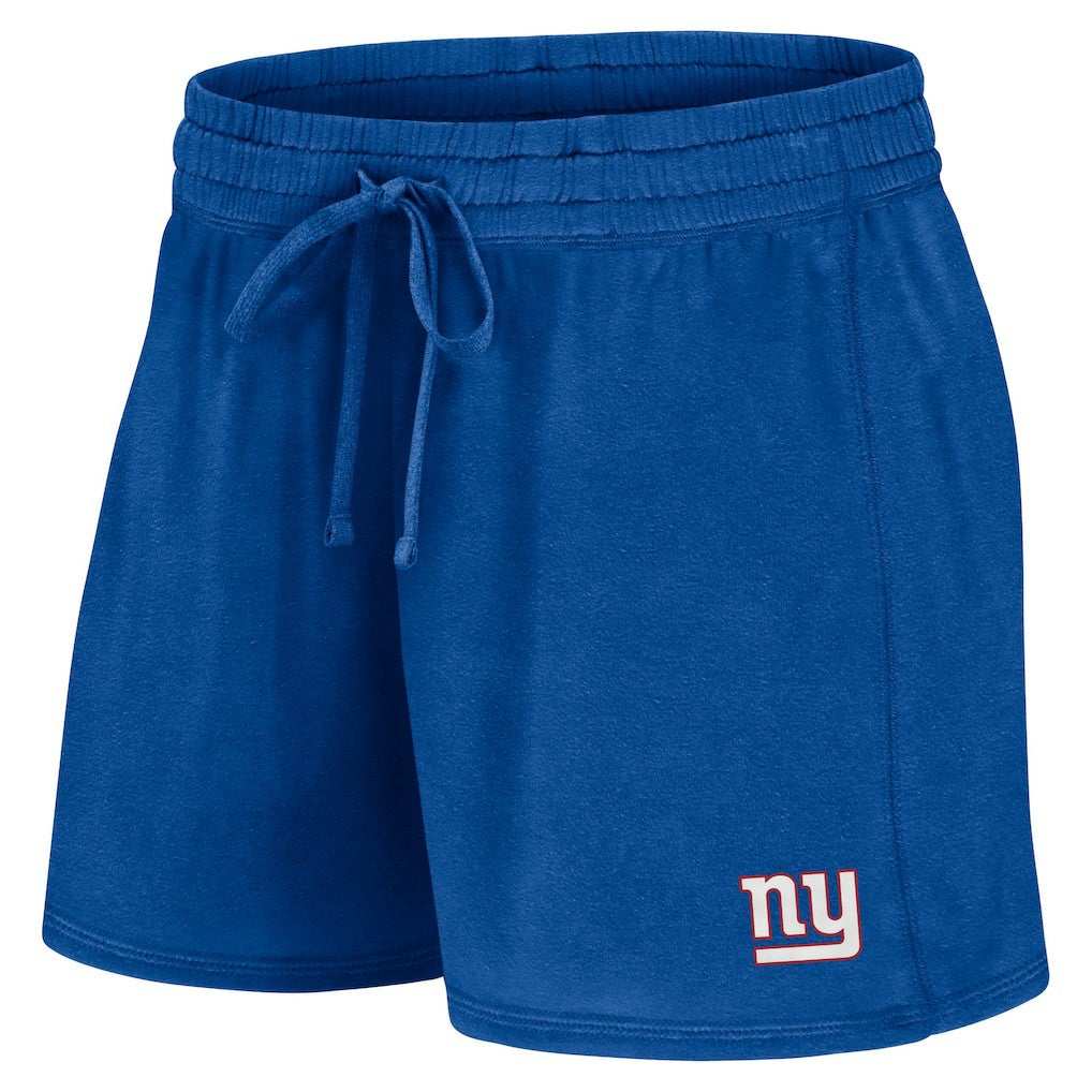 New York Giants Women's Start to Finish T-Shirt & Shorts Combo Pack Royal - Fanatics