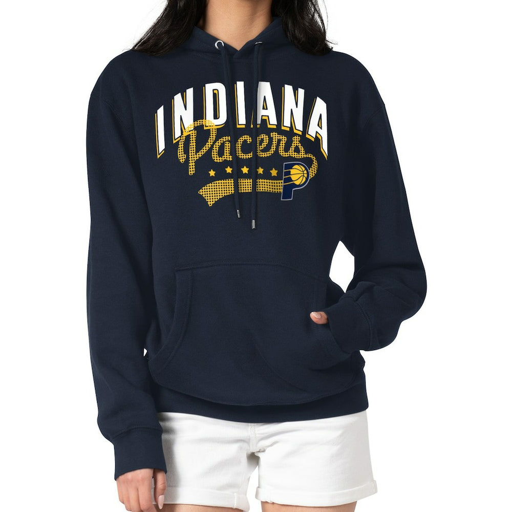 NBA - Indiana Pacers G-III 4Her by Carl Banks Women's Filigree Logo Pullover Hoodie - Navy