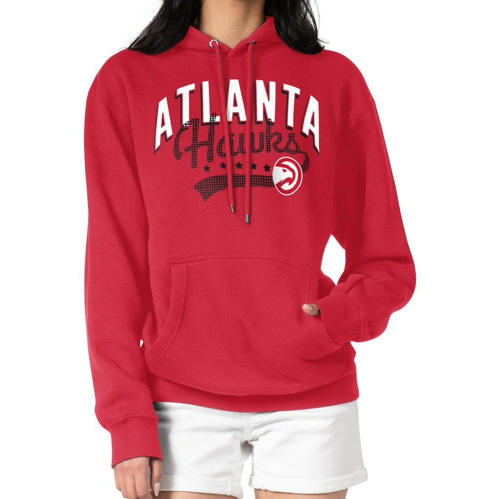 NBA - Atlanta Hawks G-III 4Her by Carl Banks Women's Filigree Logo Pullover Hoodie - Red