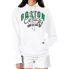 NBA - Boston Celtics G-III 4Her by Carl Banks Women's Filigree Logo Pullover Hoodie - White