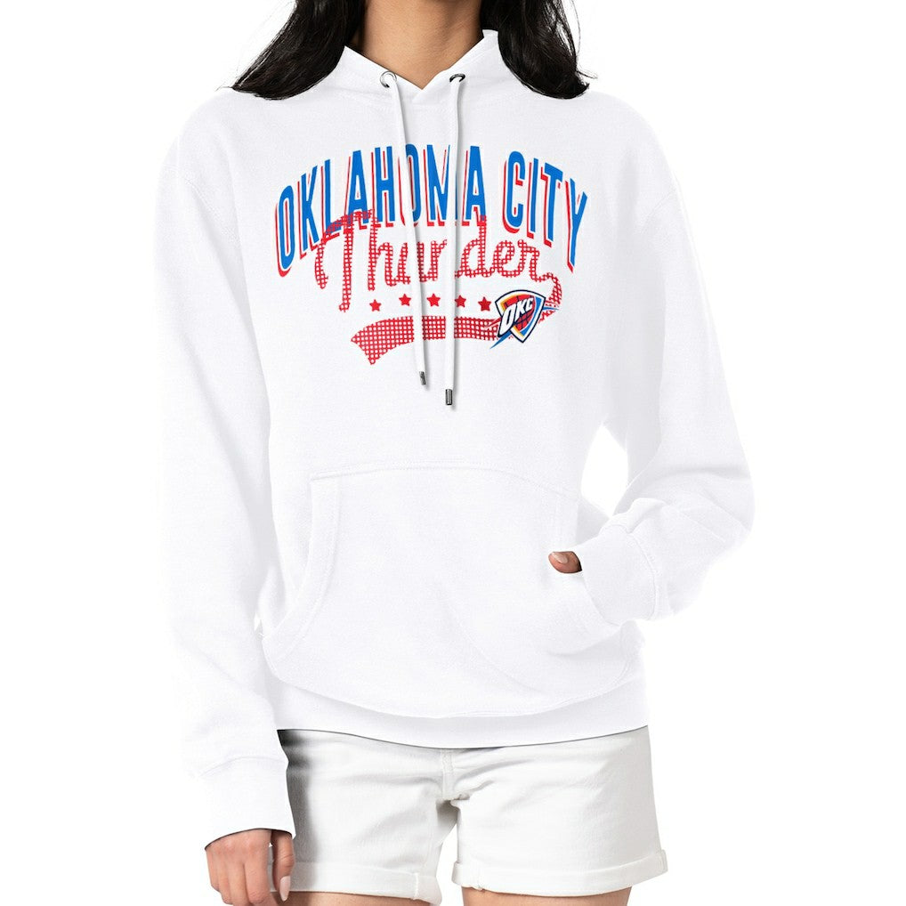 NBA - Oklahoma City Thunder G-III 4Her by Carl Banks Women's Filigree Logo Pullover Hoodie - White