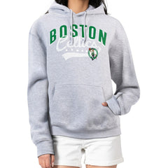 NBA - Boston Celtics G-III 4Her by Carl Banks Women's Filigree Logo Pullover Hoodie - Heather Gray