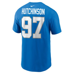 Aidan Hutchinson Detroit Lions Youth Player Name & Number T-Shirt Blue - Nike