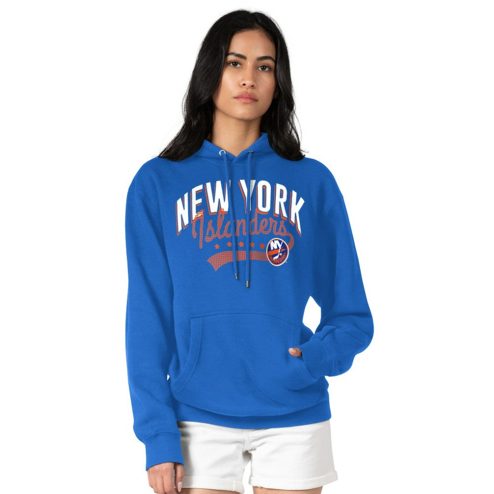 New York Islanders - G-III 4Her by Carl Banks Women's Filigree Logo Pullover Hoodie – Royal