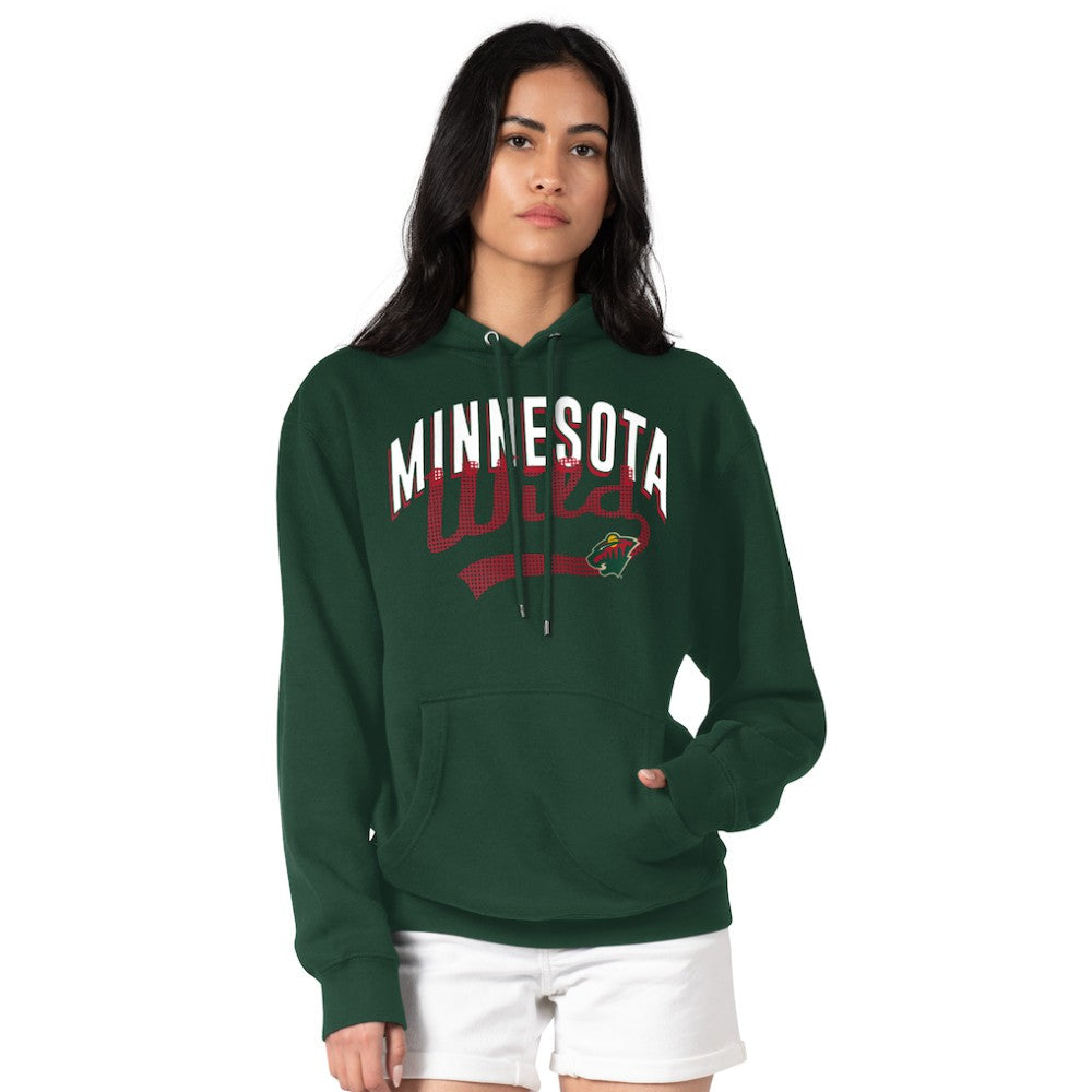 Minnesota Wild - G-III 4Her by Carl Banks Women's Filigree Logo Pullover Hoodie – Green