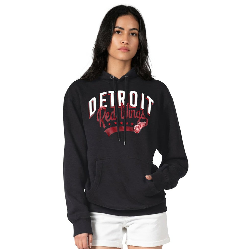 Detroit Red Wings - G-III 4Her by Carl Banks Women's Filigree Logo Pullover Hoodie – Black