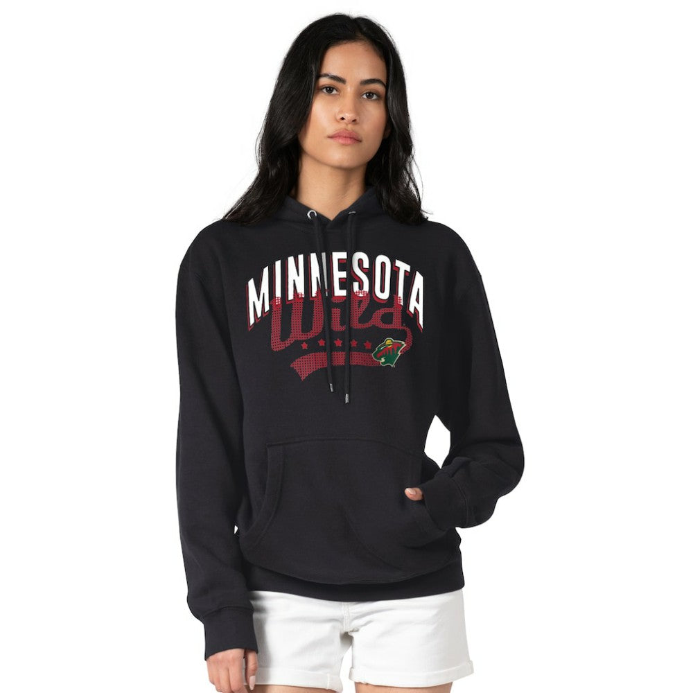 Minnesota Wild - G-III 4Her by Carl Banks Women's Filigree Logo Pullover Hoodie – Black