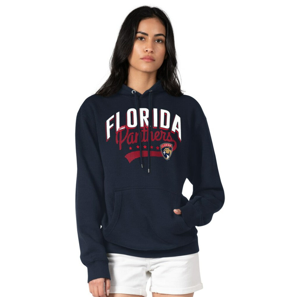 Florida Panthers - G-III 4Her by Carl Banks Women's Filigree Logo Pullover Hoodie – Navy