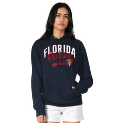 Florida Panthers - G-III 4Her by Carl Banks Women's Filigree Logo Pullover Hoodie – Navy