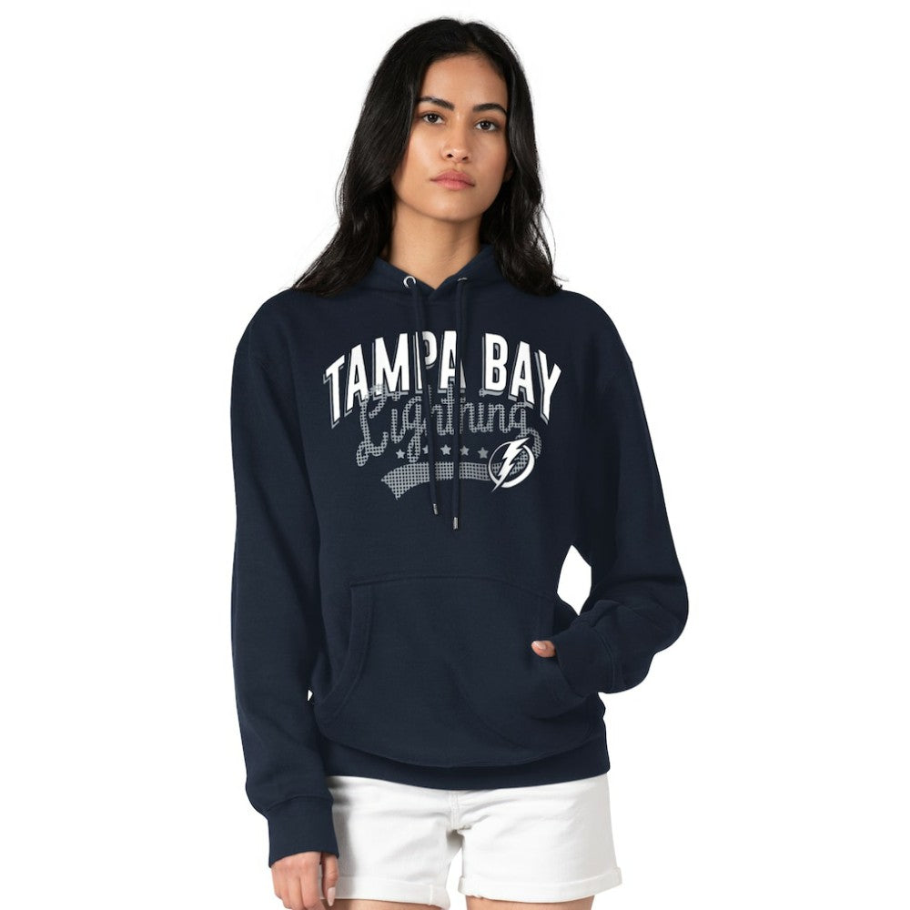 Tampa Bay Lightning - G-III 4Her by Carl Banks Women's Filigree Logo Pullover Hoodie – Navy