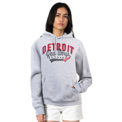 Detroit Red Wings - G-III 4Her by Carl Banks Women's Filigree Logo Pullover Hoodie – Gray
